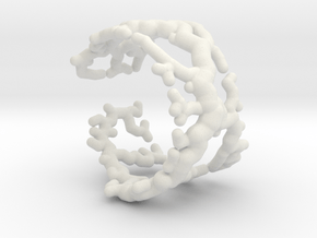 Root ring (US sizes 5.75 – 9.75) in White Natural Versatile Plastic: 5.75 / 50.875