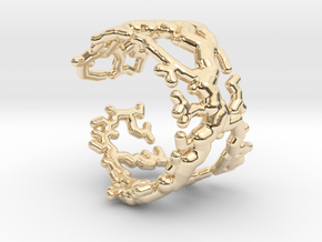 Root ring (US sizes 5.75 – 9.75) in 14k Gold Plated Brass: 5.75 / 50.875