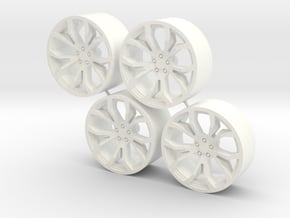 Wheel S-I500 in White Processed Versatile Plastic