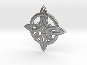 Celtic Initial A in Natural Silver