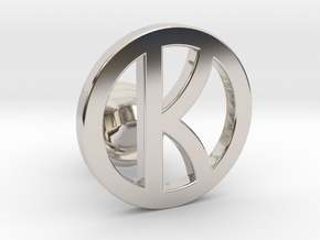 kingsman cufflinks - customizable in Platinum