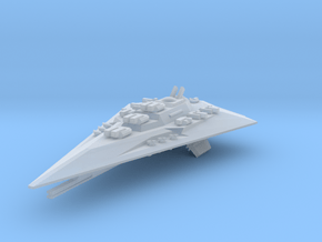 Wedget-Battleship in Smooth Fine Detail Plastic