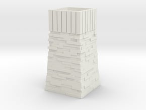 OO9 Skarloey / Talyllyn Water Tower Type 2 in White Natural Versatile Plastic