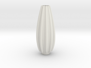 Vase 231 in White Natural Versatile Plastic