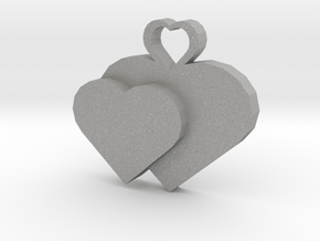Heart2heart Pendant in Aluminum