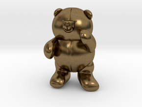 Pocket bear in Natural Bronze