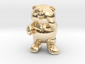 Pocket bear in 14K Yellow Gold