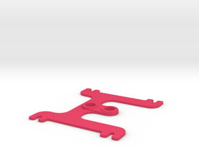 H BAT 1.0 in Pink Processed Versatile Plastic