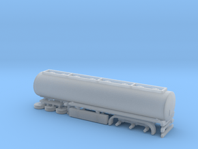 N Gauge Articulated Lorry Tanker Trailer in Tan Fine Detail Plastic