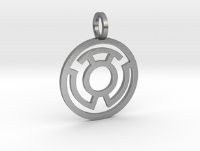 Yellow Lantern in Natural Silver