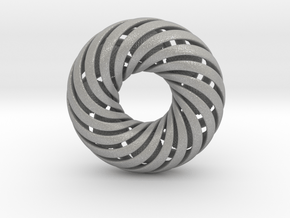 0173 8-Torus [2-2-4-4] & 8 Ball (n=8, 10.0cm) in Aluminum
