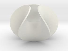 Enneper minimal surface in White Natural Versatile Plastic