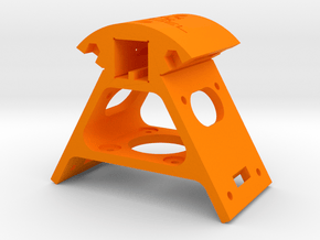 XL - Ecke unten 45mm in Orange Processed Versatile Plastic