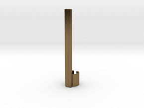 A Metal Apple Pencil Clip [ iPad Pro ] in Polished Bronze