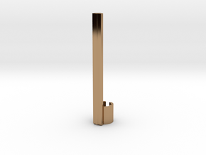 A Metal Apple Pencil Clip [ iPad Pro ] in Polished Brass