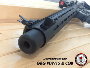G&G PDW15 and CQB - Tactical Thumbstop in Black Natural Versatile Plastic