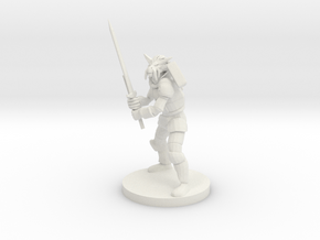 Dragonborn Great Weapon Fighter in White Natural Versatile Plastic