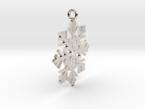 Snow Fall in Rhodium Plated Brass