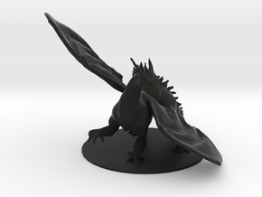 Shadow Dragon in Black Natural Versatile Plastic