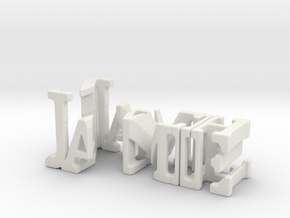 3dWordFlip: Jamie/Zach in White Natural Versatile Plastic