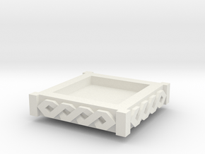 Modular Objective D6holder  topper [space viking] in White Natural Versatile Plastic