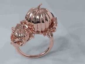 Thanksgiving in 14k Rose Gold Plated Brass: 11 / 64