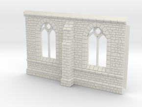 HORelM0101 - Gothic modular church in White Natural Versatile Plastic