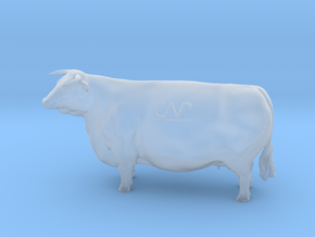 1/64 Horned Hereford Cow1 in Smooth Fine Detail Plastic
