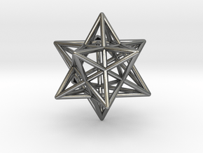 Small stellated dodecahedron in Polished Silver