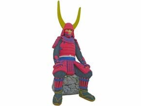 Japanese Samurai "Naomasa Ii" in Full Color Sandstone