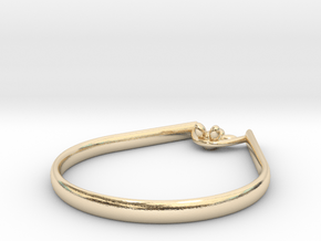 Rope Sitter ring in 14k Gold Plated Brass: 9 / 59