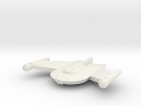 3788 Scale Romulan Snipe Frigate MGL in White Natural Versatile Plastic