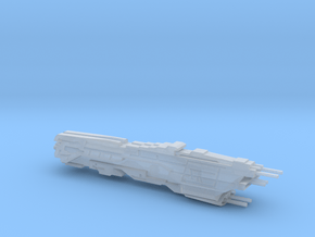 UNSC Vindication Class Light Battleship in Tan Fine Detail Plastic