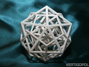 Nested Platonic Solids IDHTO 80mm in White Natural Versatile Plastic