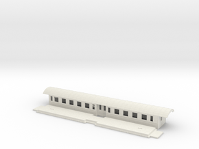 Co13 - Swedish passenger wagon in White Natural Versatile Plastic