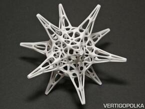 Star 75mm in White Natural Versatile Plastic