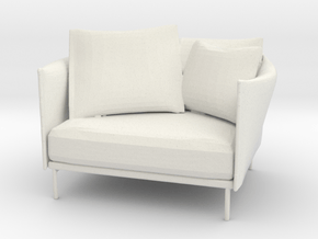 Printle Thing Armchair 04 - 1/24 - wob in White Natural Versatile Plastic