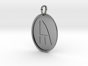 Yr Rune (Anglo Saxon) in Polished Silver