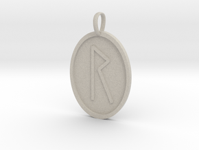 Rad Rune (Anglo Saxon) in Natural Sandstone