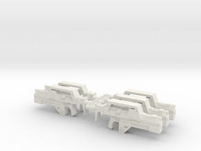28mm M41a Pulse Rifle (x5) in White Natural Versatile Plastic