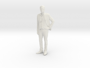 Printle F Homme Daniel Auteuil - 1/18 - wob in White Natural Versatile Plastic