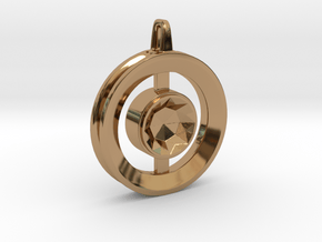 Origin ::: Circle Pendant ::: v.01 in Polished Brass