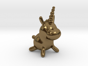 Balloonicorn in Polished Bronze: Small