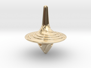 spinning top in 14K Yellow Gold