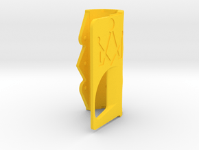 Shaped Door no tokens in Yellow Processed Versatile Plastic