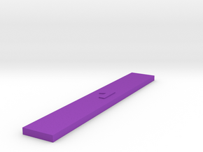 Customizable Range Ruler - Space 1  in Purple Processed Versatile Plastic
