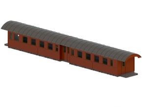Co13 - Swedish passenger wagon in Tan Fine Detail Plastic
