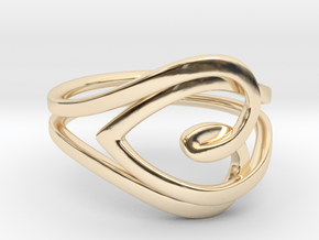 Heart Ring in 14K Yellow Gold: 6.5 / 52.75