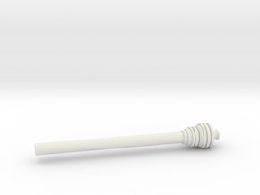 Rod Code Cylinder in White Natural Versatile Plastic