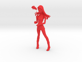 1/12 RQ TV Asuka Umbrella Pose in Red Processed Versatile Plastic